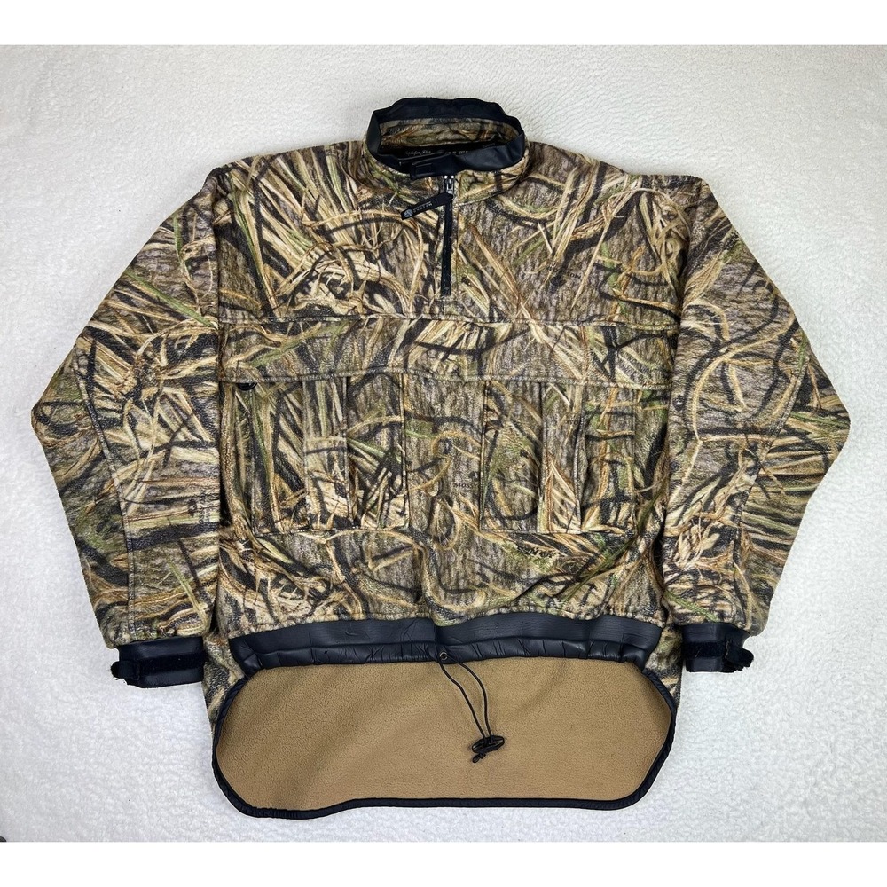 Rivers West‎ Hunting Jacket Mens Large Brown Mossy Oak Waterproof Fleece Camo